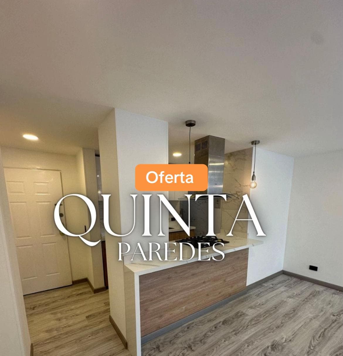 Cocina del apartamento publicado en Quinta Paredes