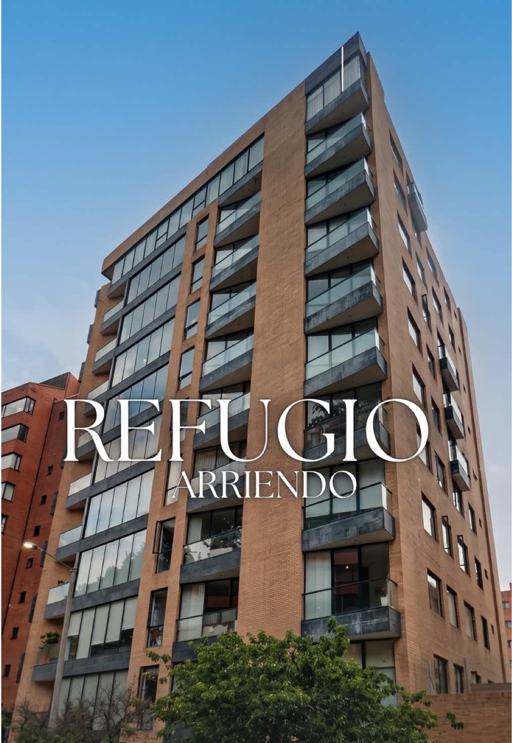 Fachada del apartamento publicado en Altos del Refugio