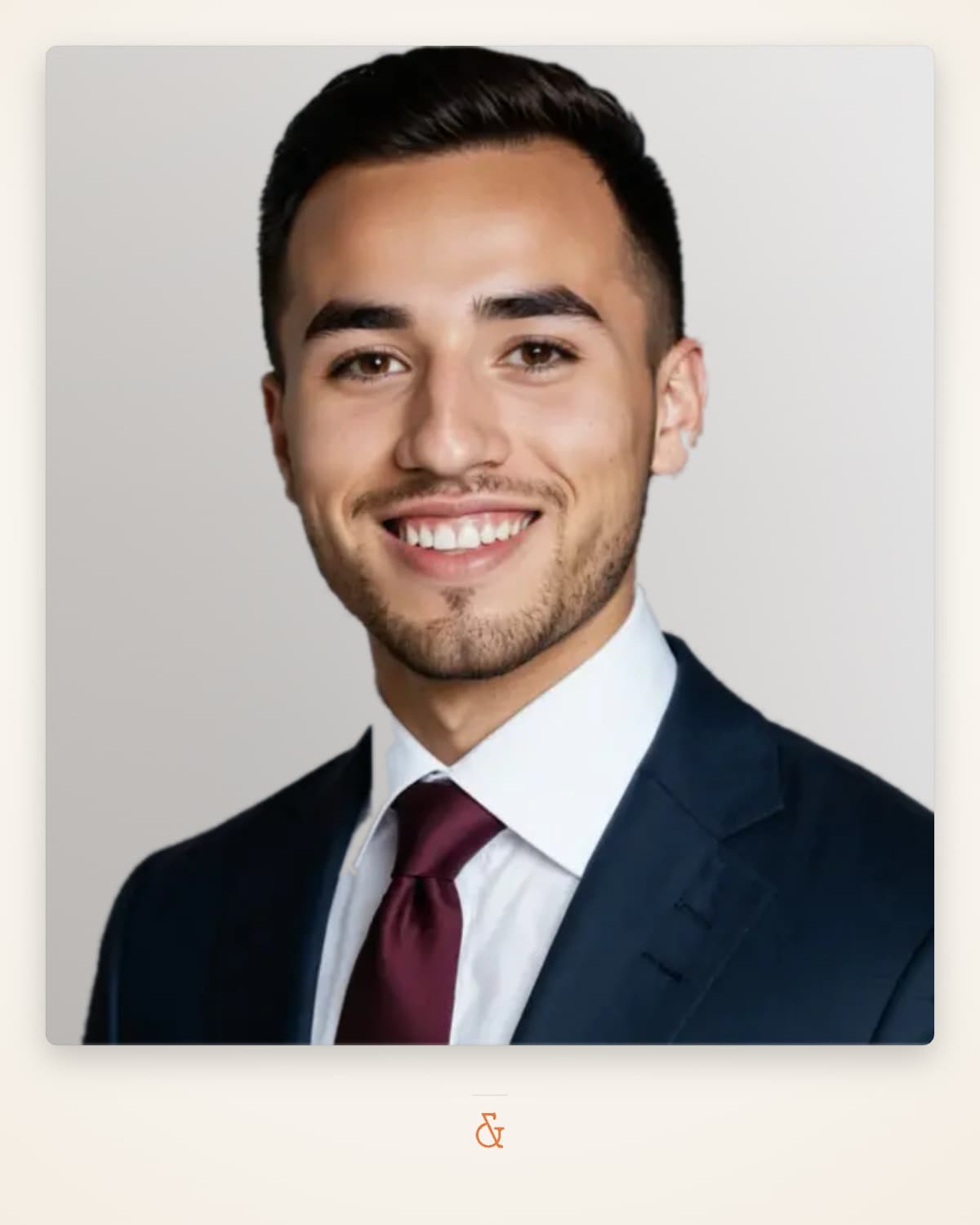 Retrato de Luis Amado, supervisor comercial