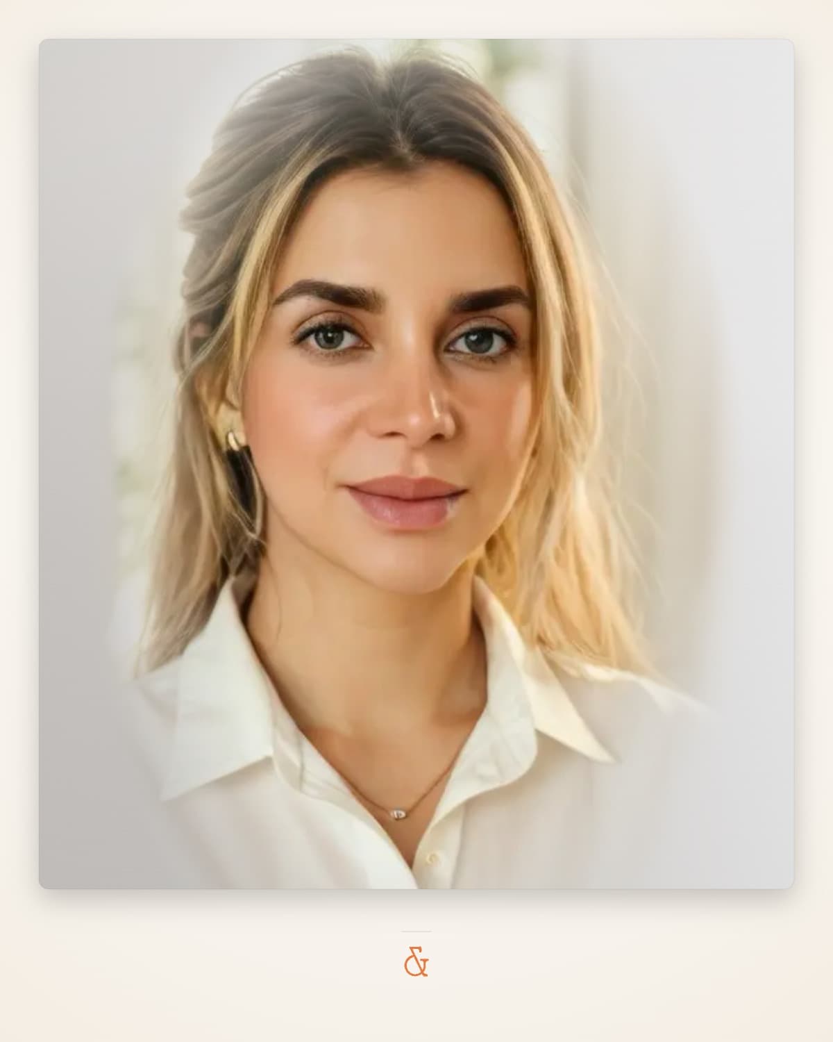 Retrato de Rose Mary Casas, fundadora de Casas & Casas