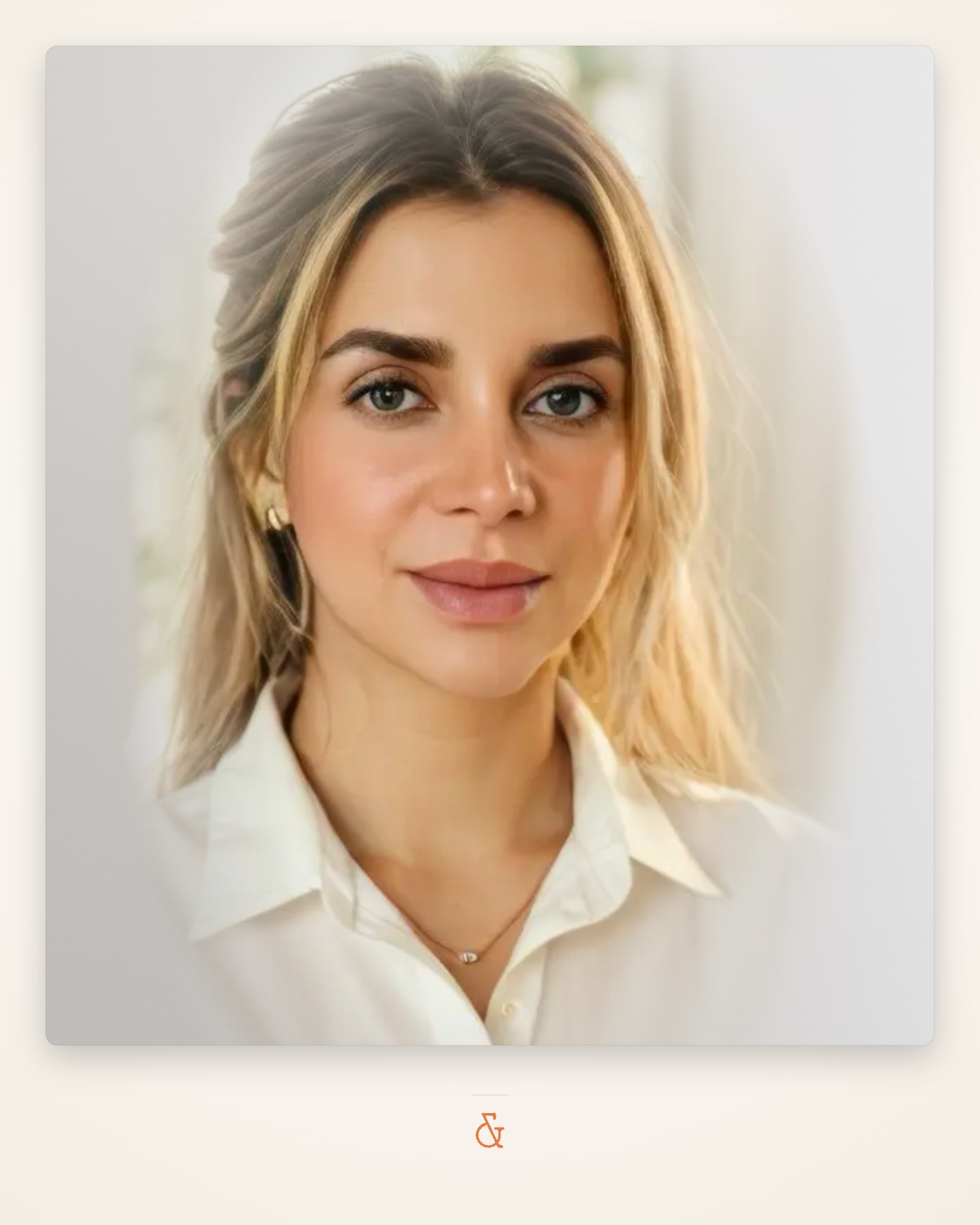 Retrato de Rose Mary Casas, fundadora de Casas & Casas