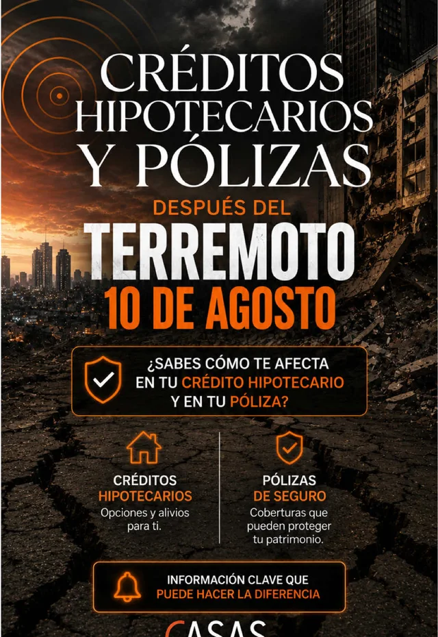 Portada del video de Casas & Casas: Crédito hipotecario · conoce tu póliza